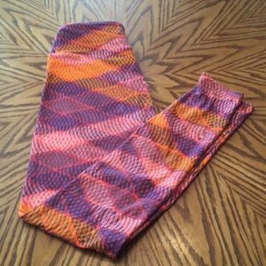 Lularoe leggings bright multicolored